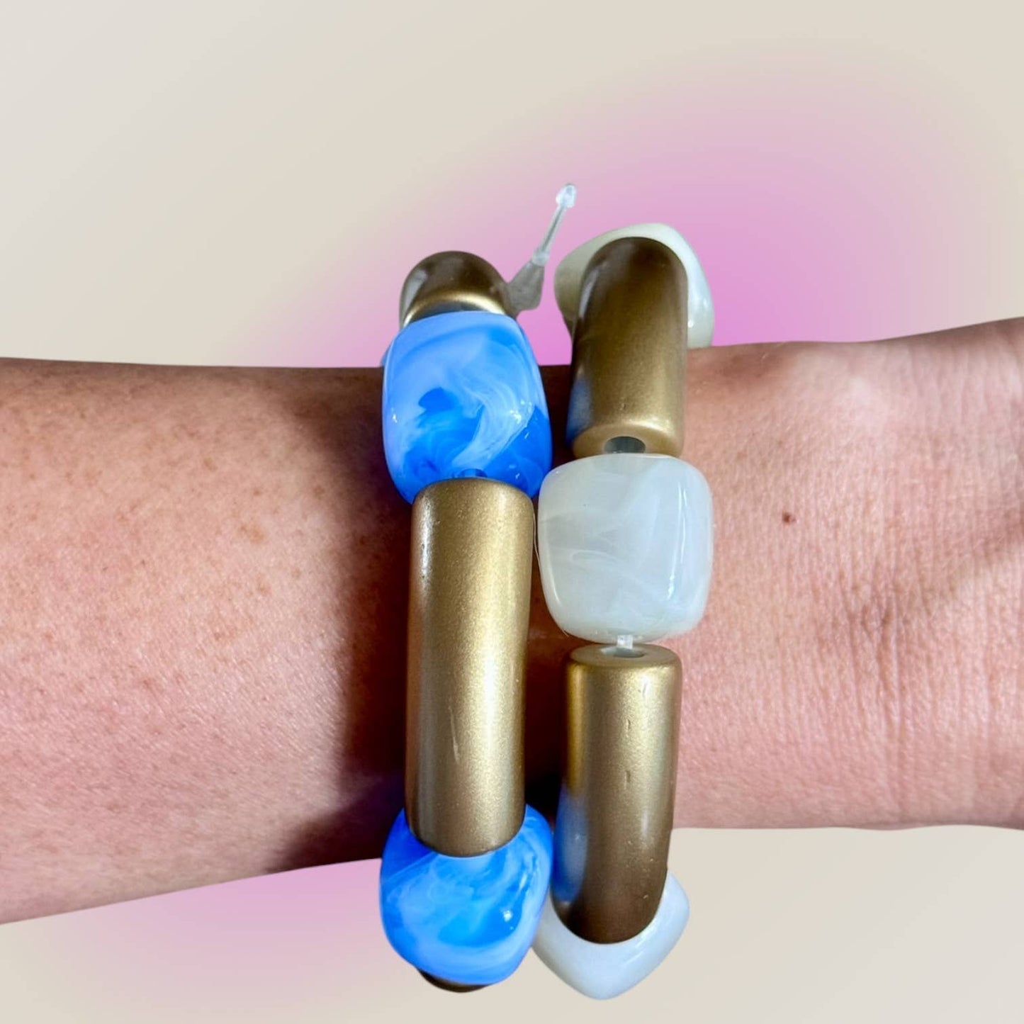 #1106 Game Day Beaded Bracelets