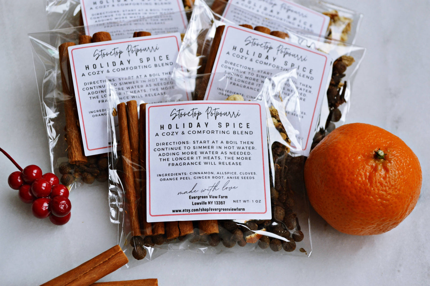 #494 Simmer Stovetop Potpourri Holiday Spice Fall Christmas Blend