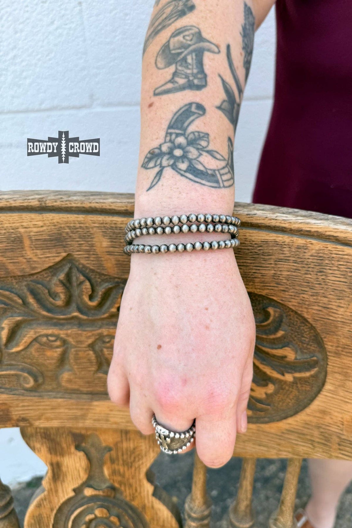 #1189 Rancho Pearl Bracelets Set of 3