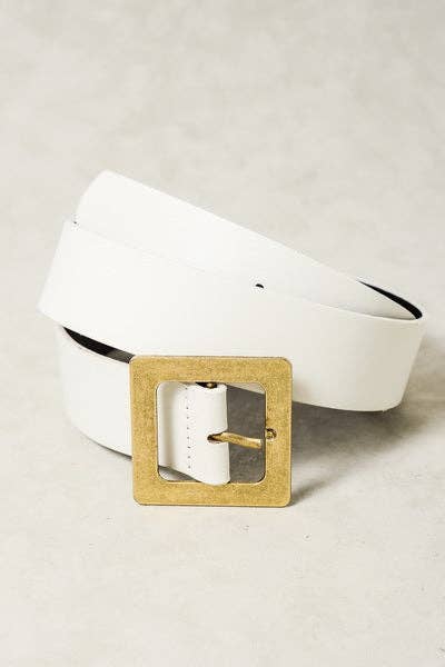 #604 CLASSIC OVERSIZED SQUARE BUCKLE BELTS