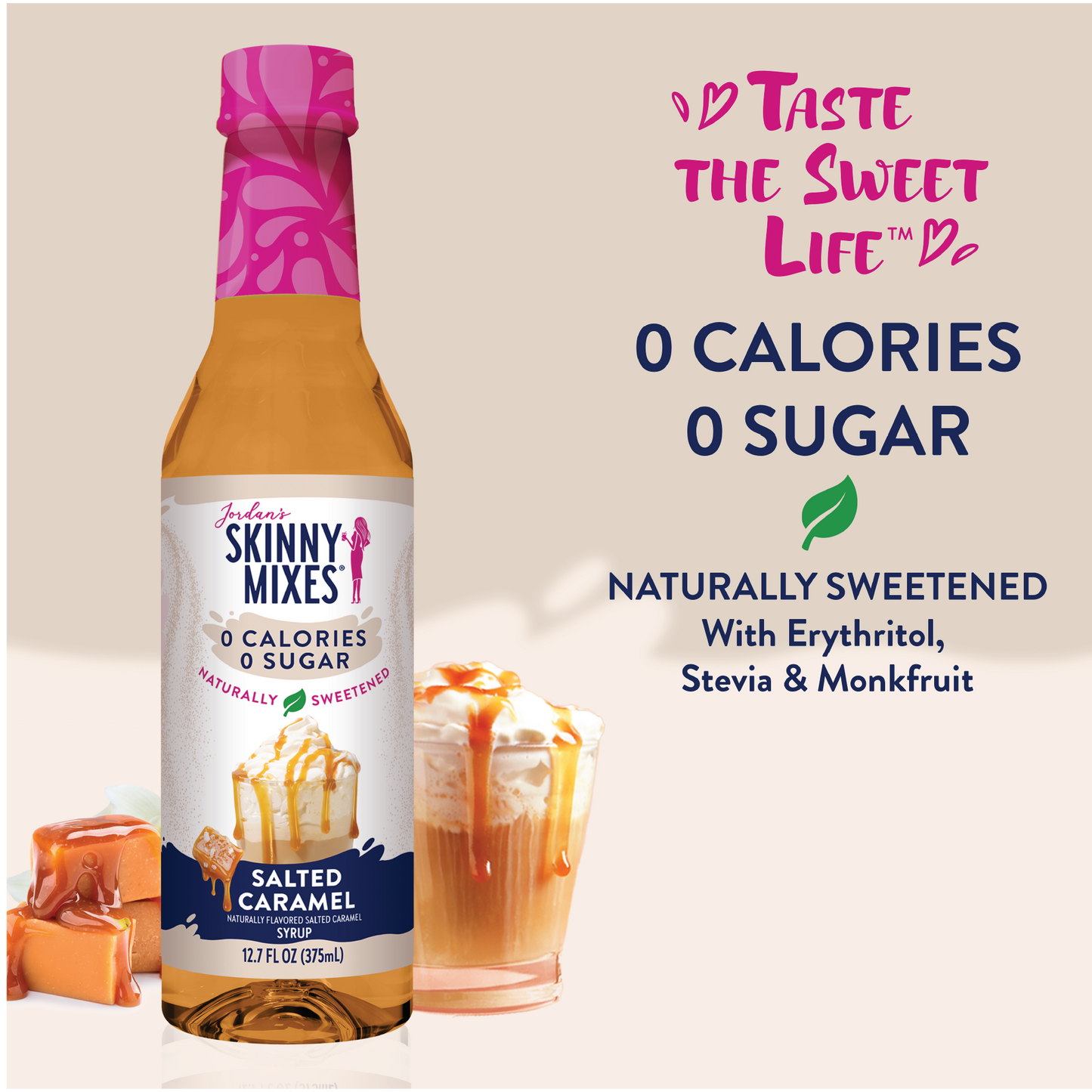 #505 Naturally Sweetened Salted Caramel Syrup - 375ml