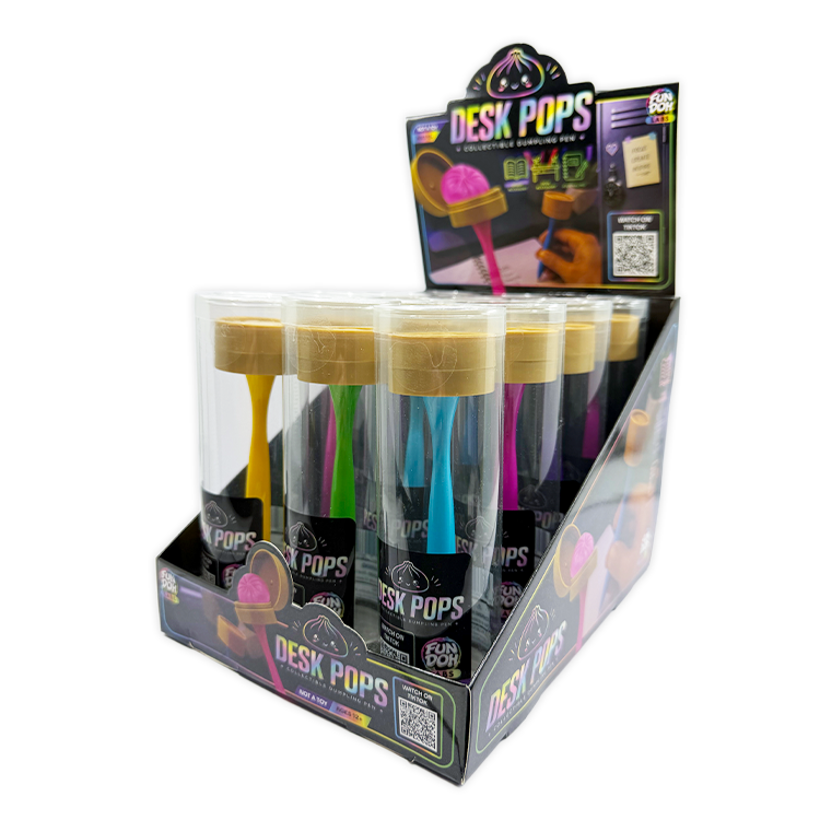 CS #1117 Fun Doh Squishy Dumpling Pen Desk Pop
