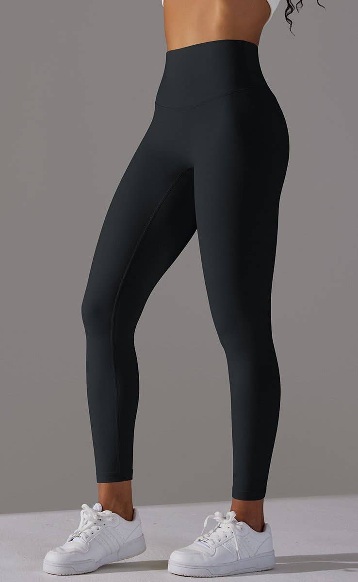 #536 Double-Sided Brushed Nude Breathable Yoga Pants