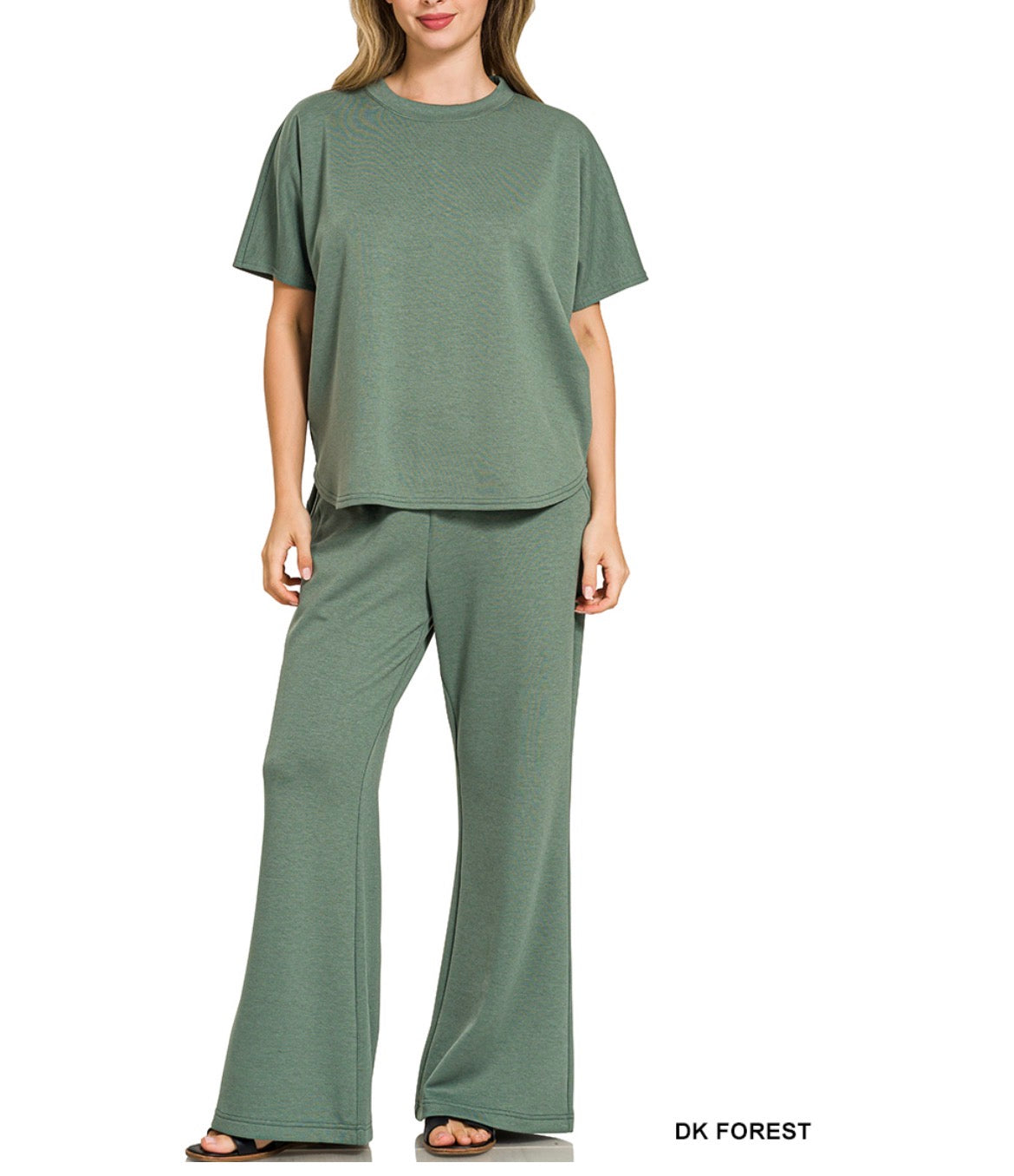 #981 Short Sleeve Scuba Set with Pants