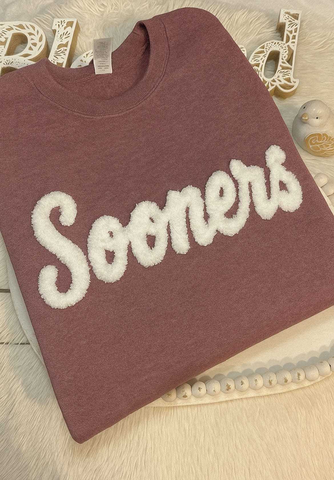 #478 Sooners Yarn Sweatshirt