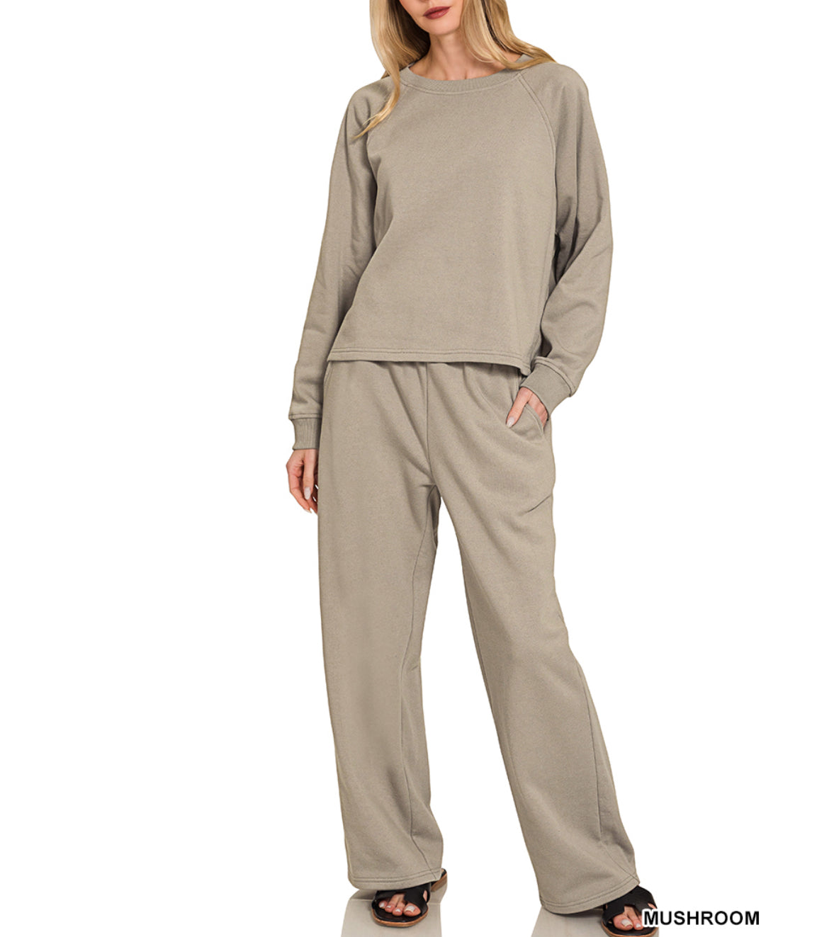 #513 Scuba Log Sleeve, Wide Leg Set
