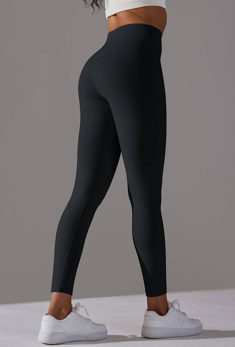 #536 Double-Sided Brushed Nude Breathable Yoga Pants