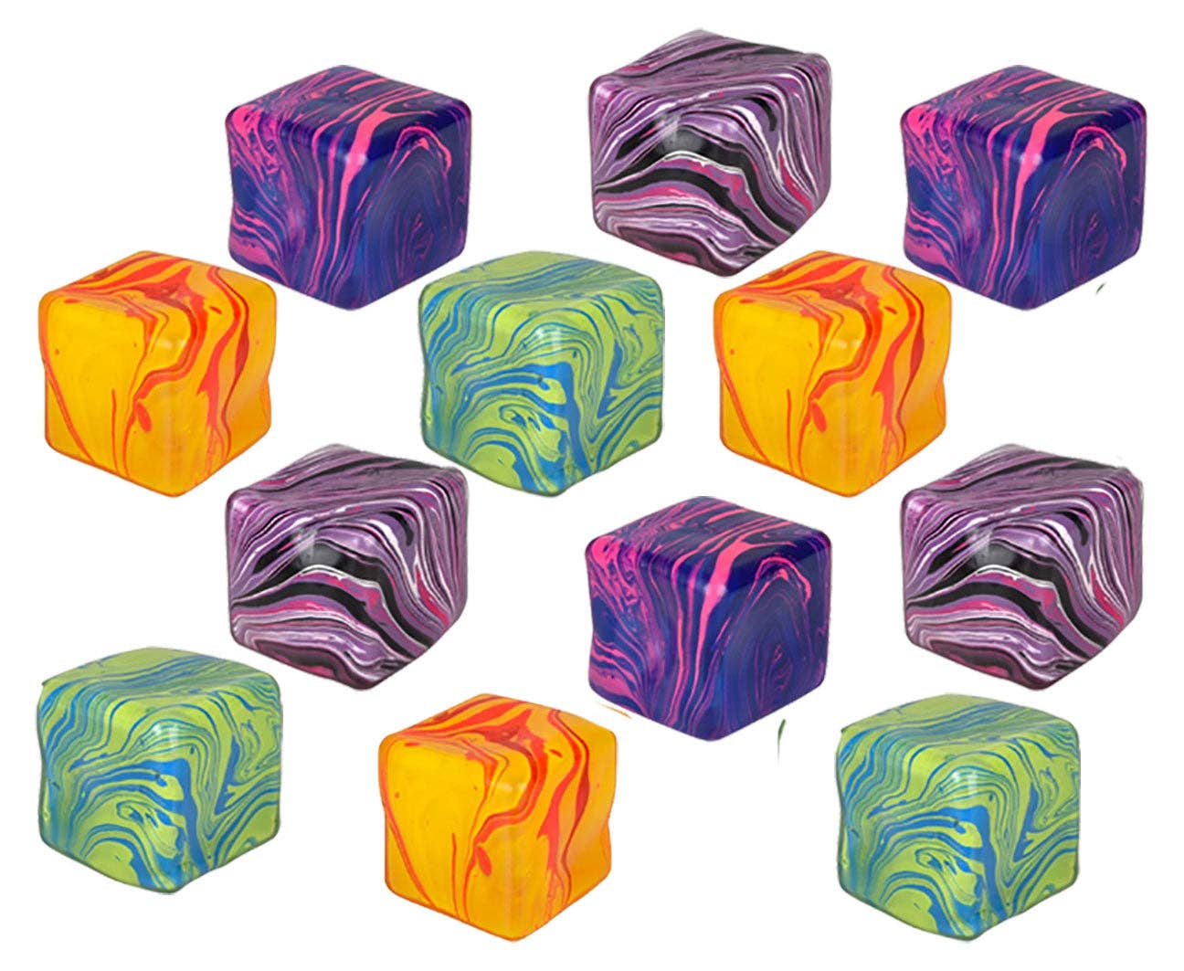 #1037 Swirl Marbled Sugar Ice Cube Ball