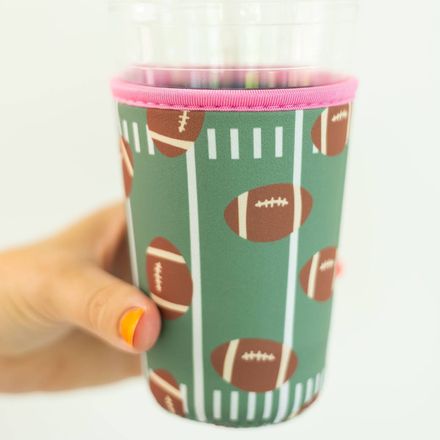 #541 Touchdown Season Football Drink Sleeve
