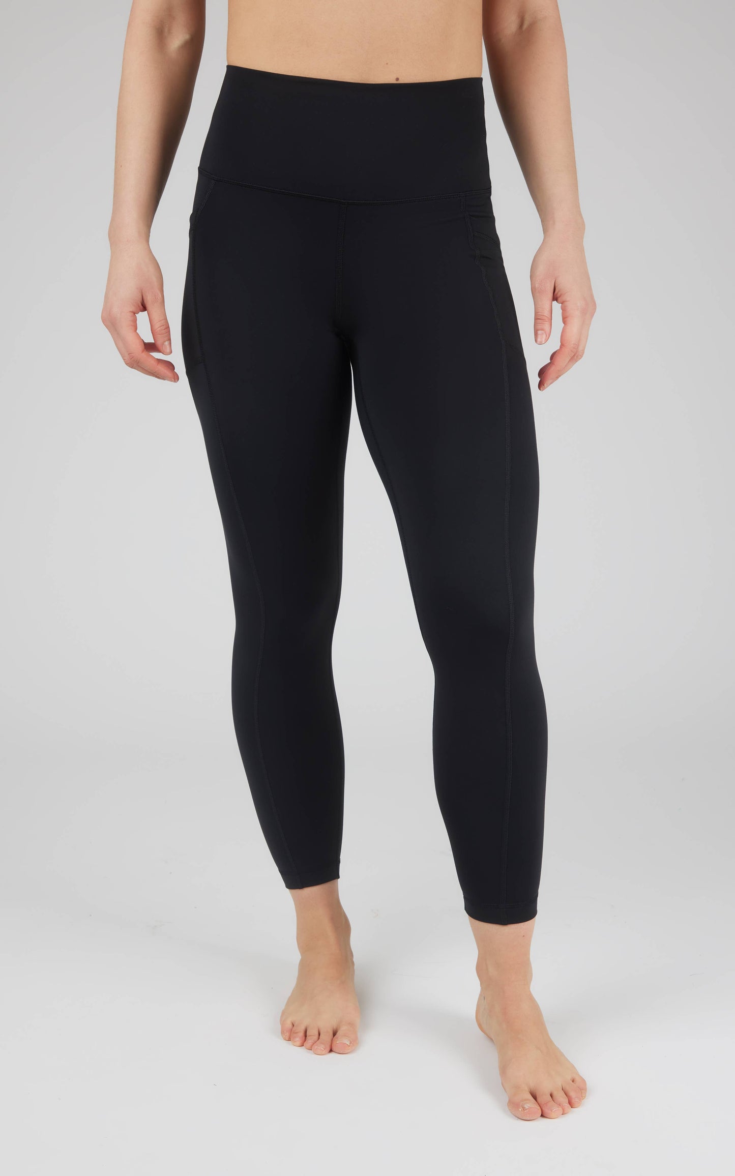 #500 Women's Lux High Rise Ankle Leggings with Side Pockets