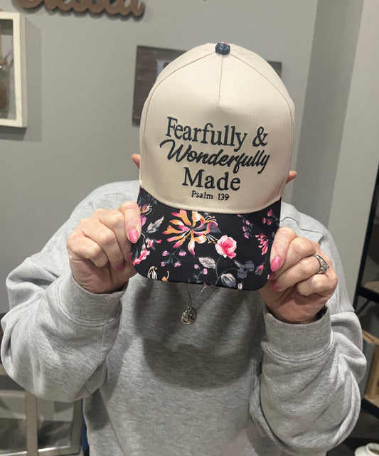 #729 Fearfully And Wonderfully Made Embroidered Hat