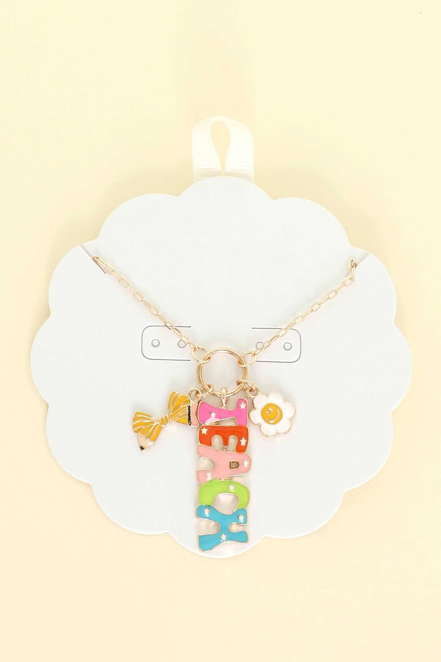 #694“TEACH” Necklace