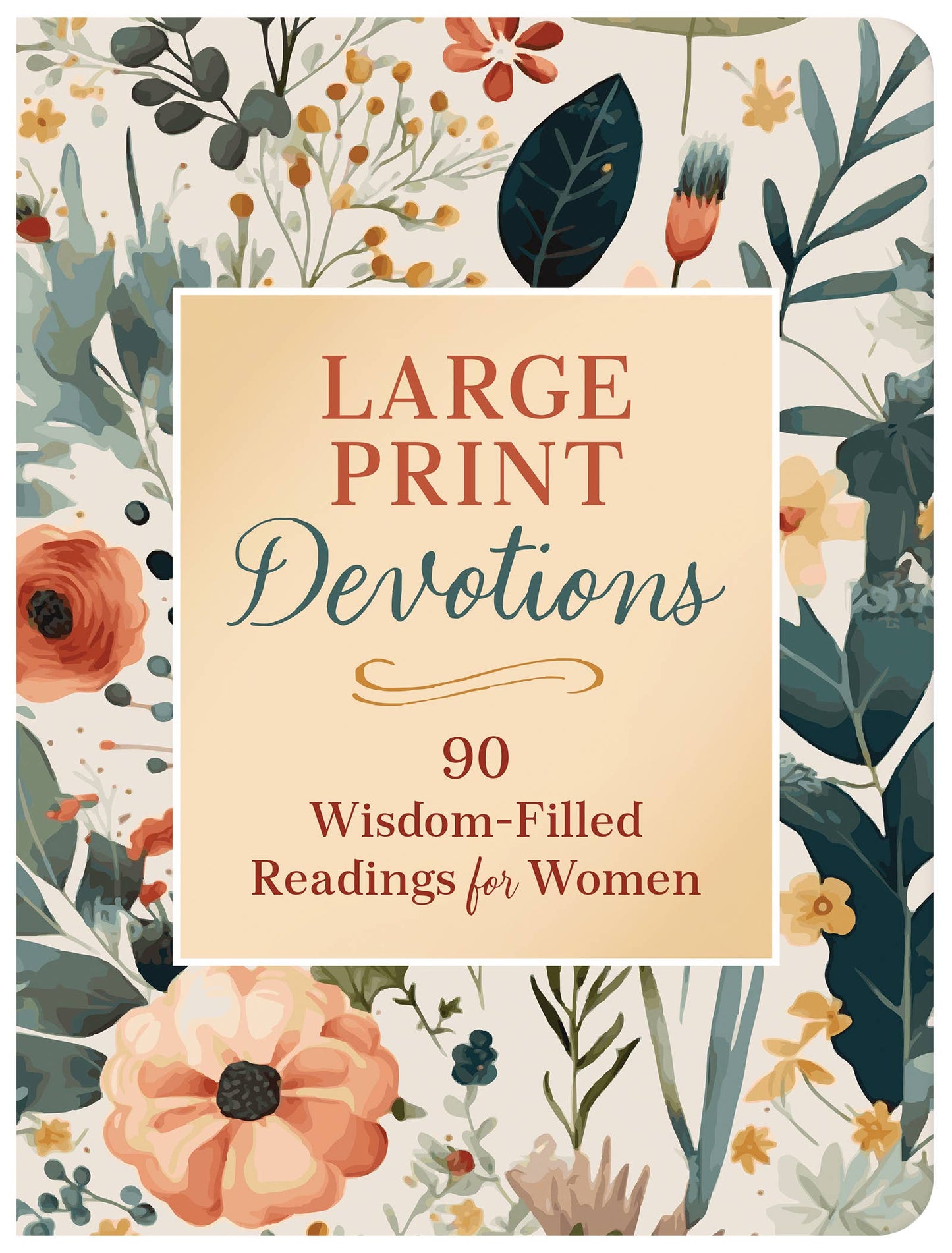 #627 Large Print Devotions: 90 Wisdom-Filled Readings for Women