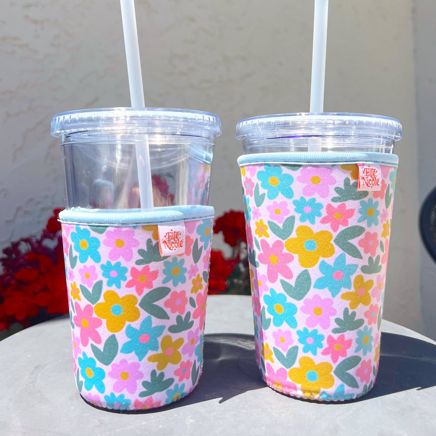 #631 Coffee Cup Cover - Sage Bloom