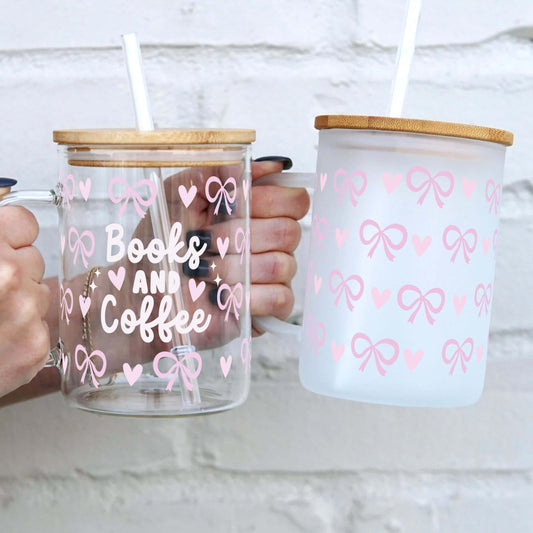 Coquette Books Glass Mug