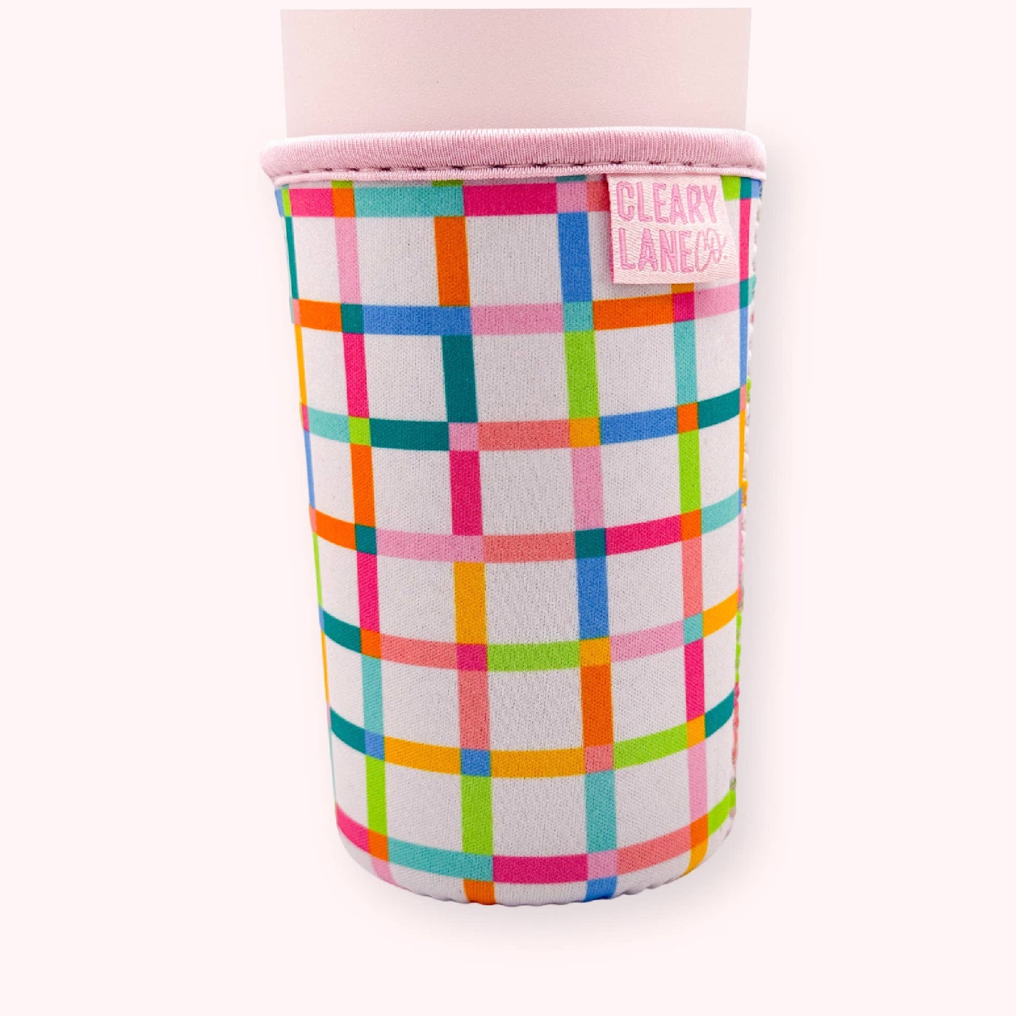 #5 Blush Rainbow Check