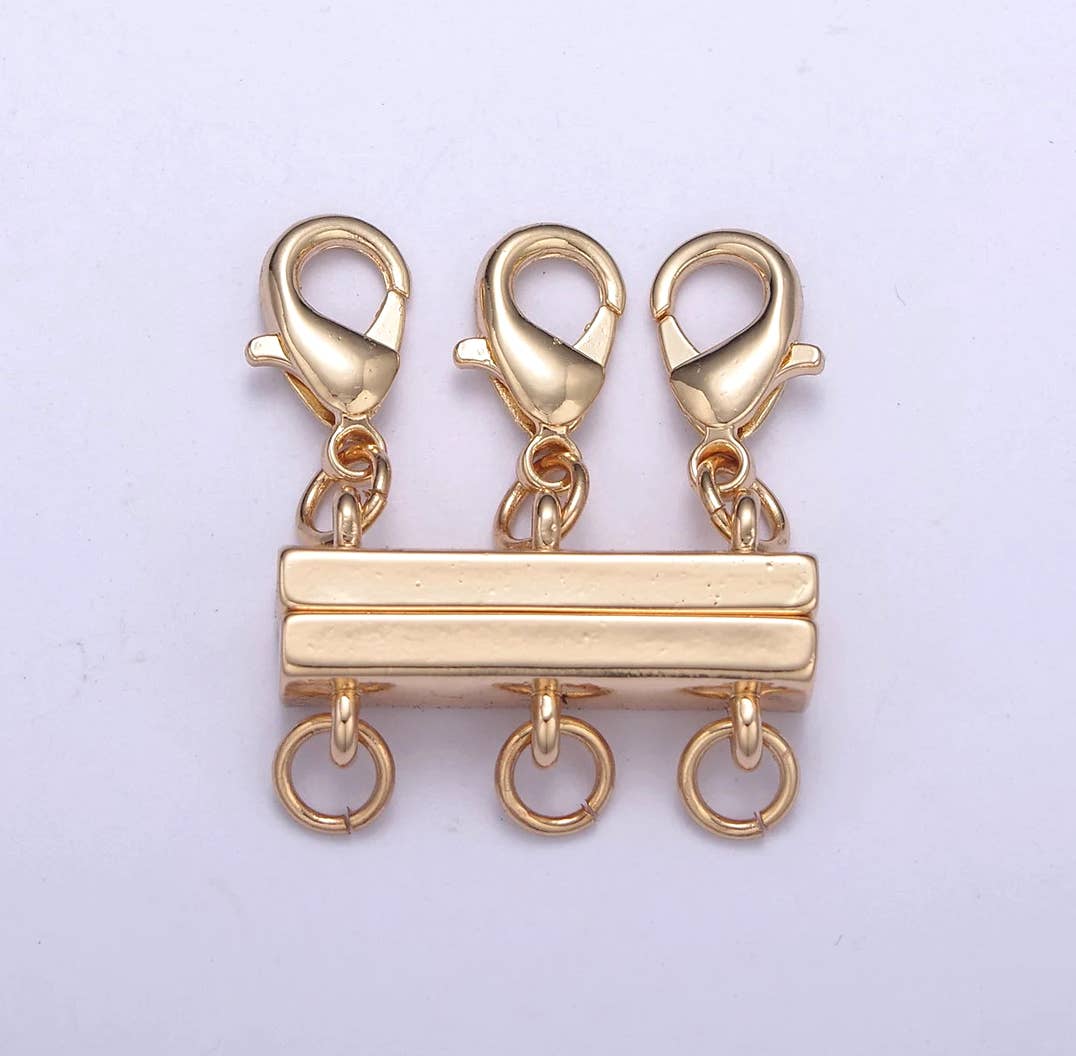 #328 Layered Necklace Detangler Clasp, Multiple Strand, CL528
