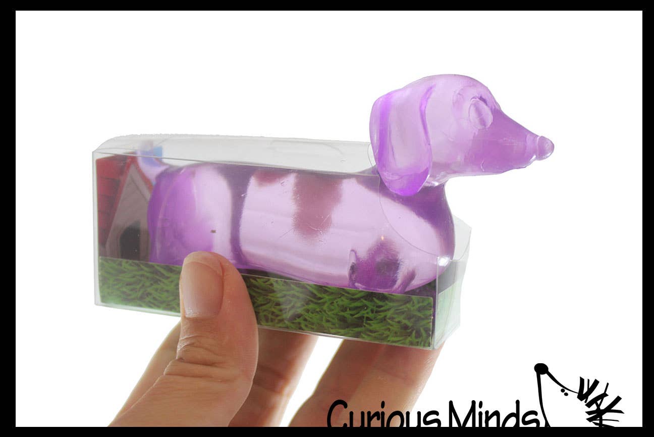 #1036 Sugar Dachshund Dog Ball Bag