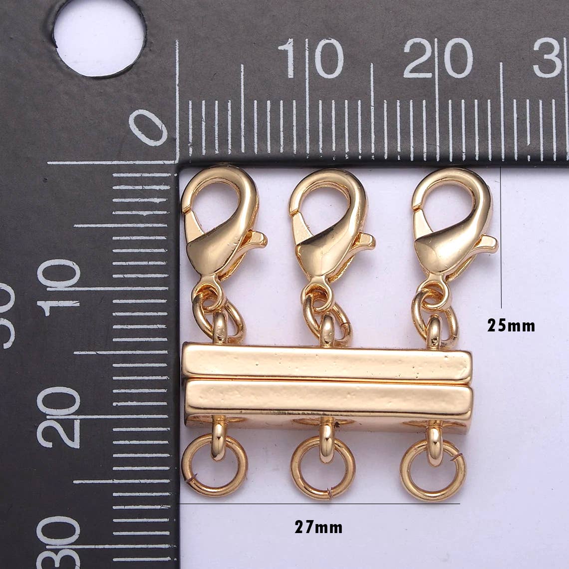 #328 Layered Necklace Detangler Clasp, Multiple Strand, CL528