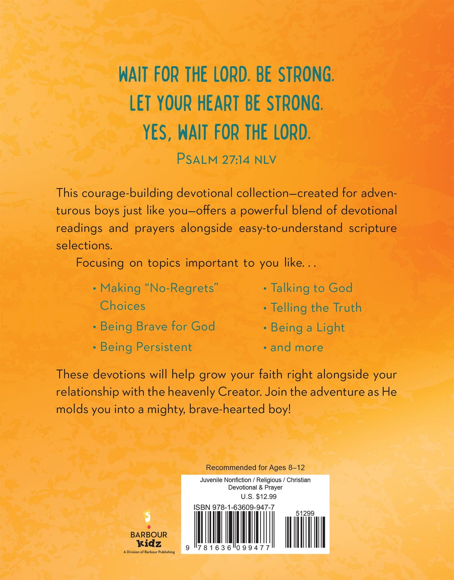 #621 Devotions for Adventurous Boys