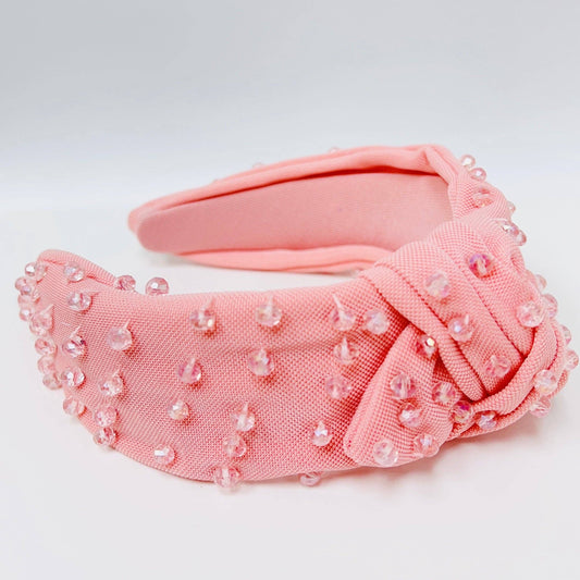 Amy Knot Headband Light Pink U74