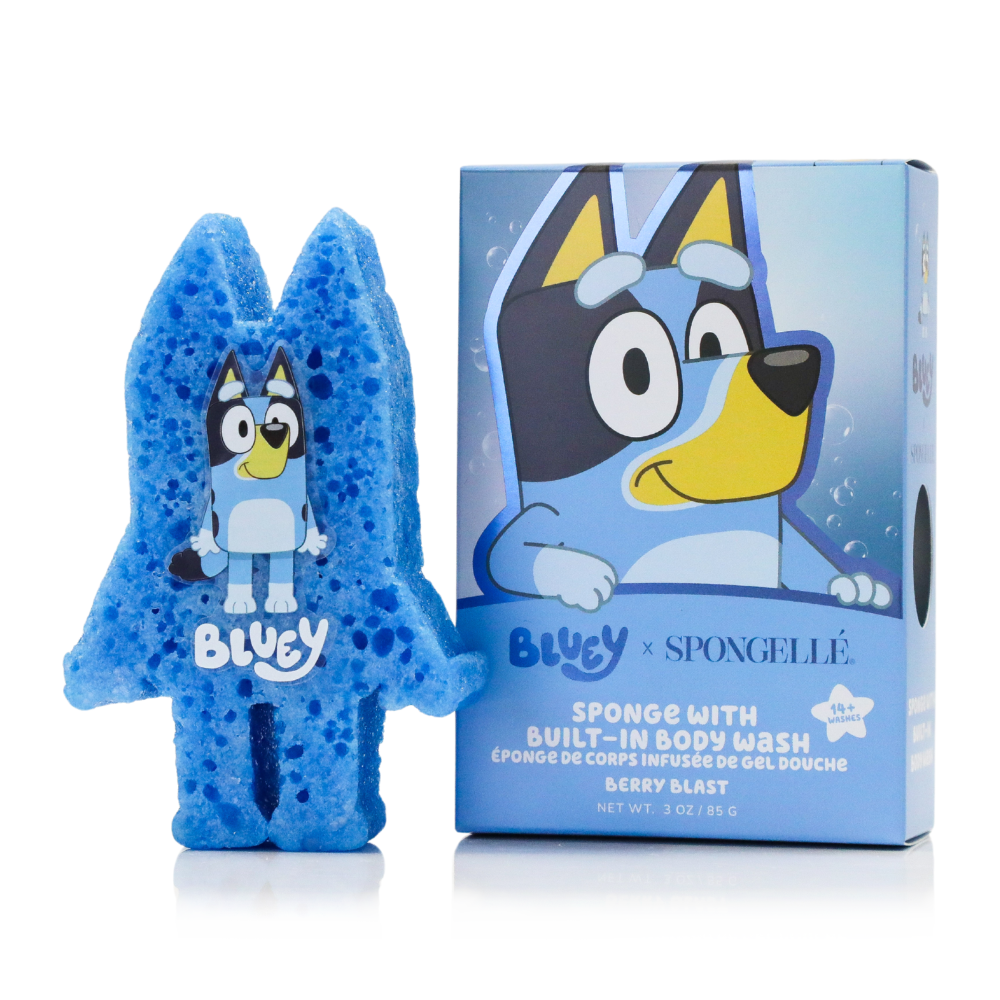 #1160 Bluey Berry Blast Body Buffer | Bluey x Spongellé