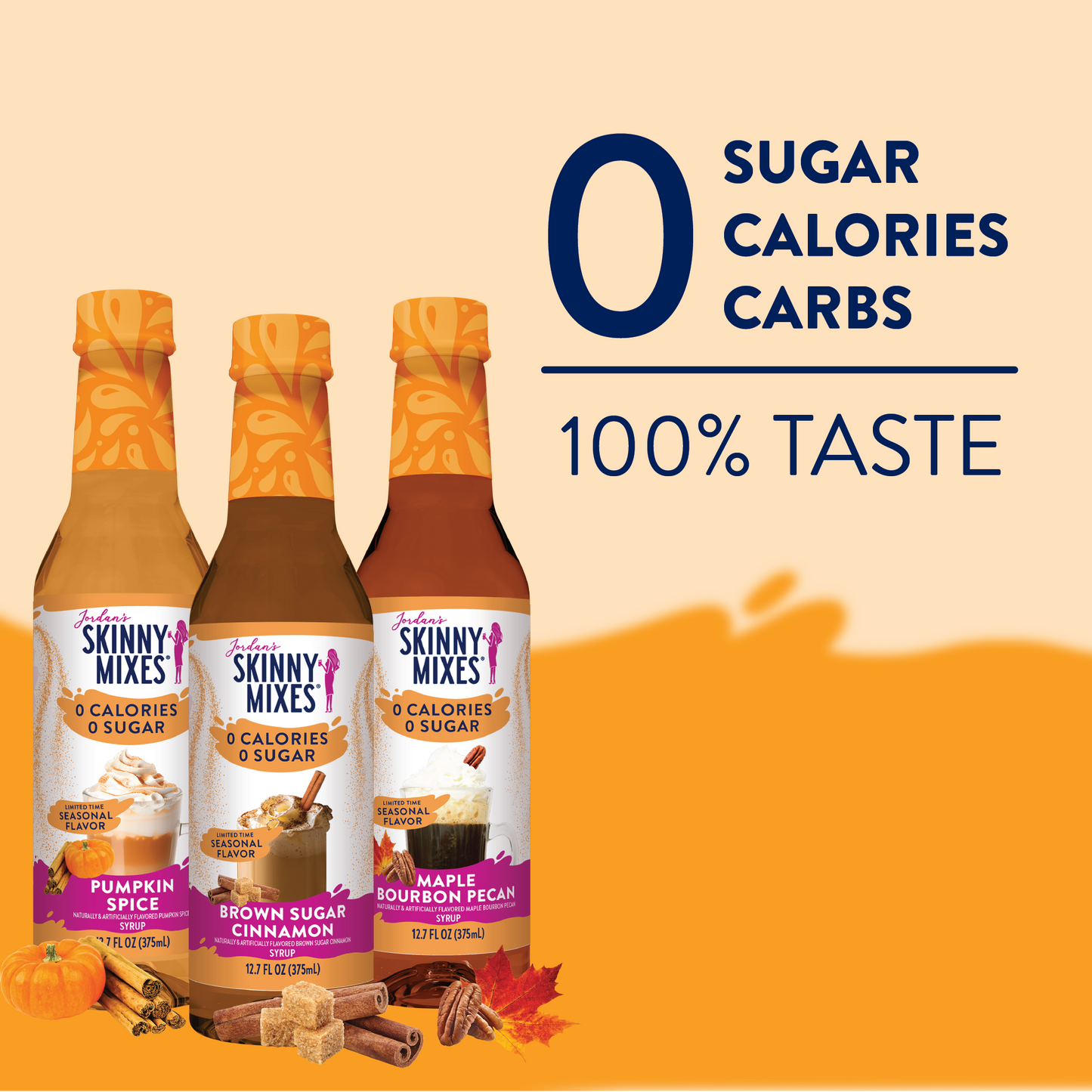 #491 Fall Favorites Syrup Trio - Sugar Free Gift Set