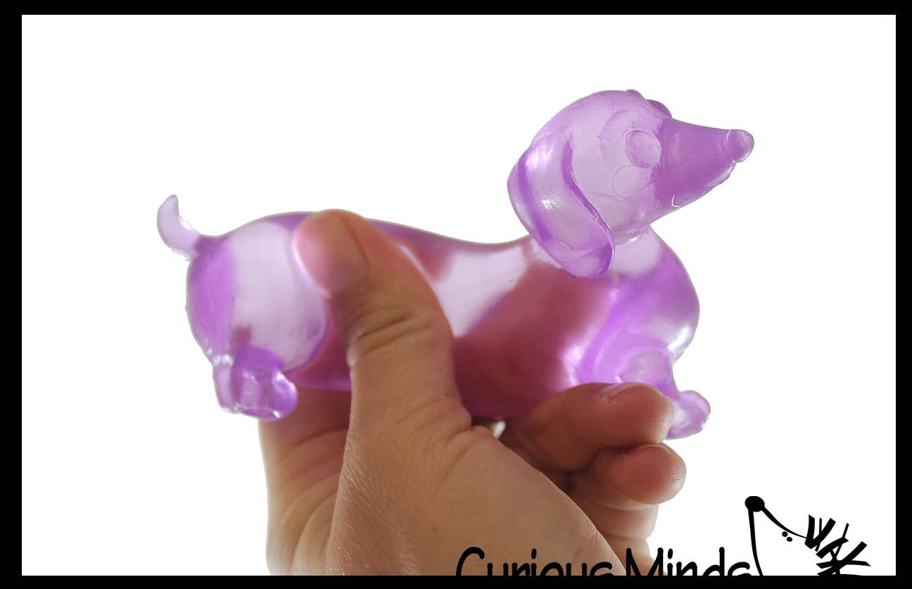 #1036 Sugar Dachshund Dog Ball Bag