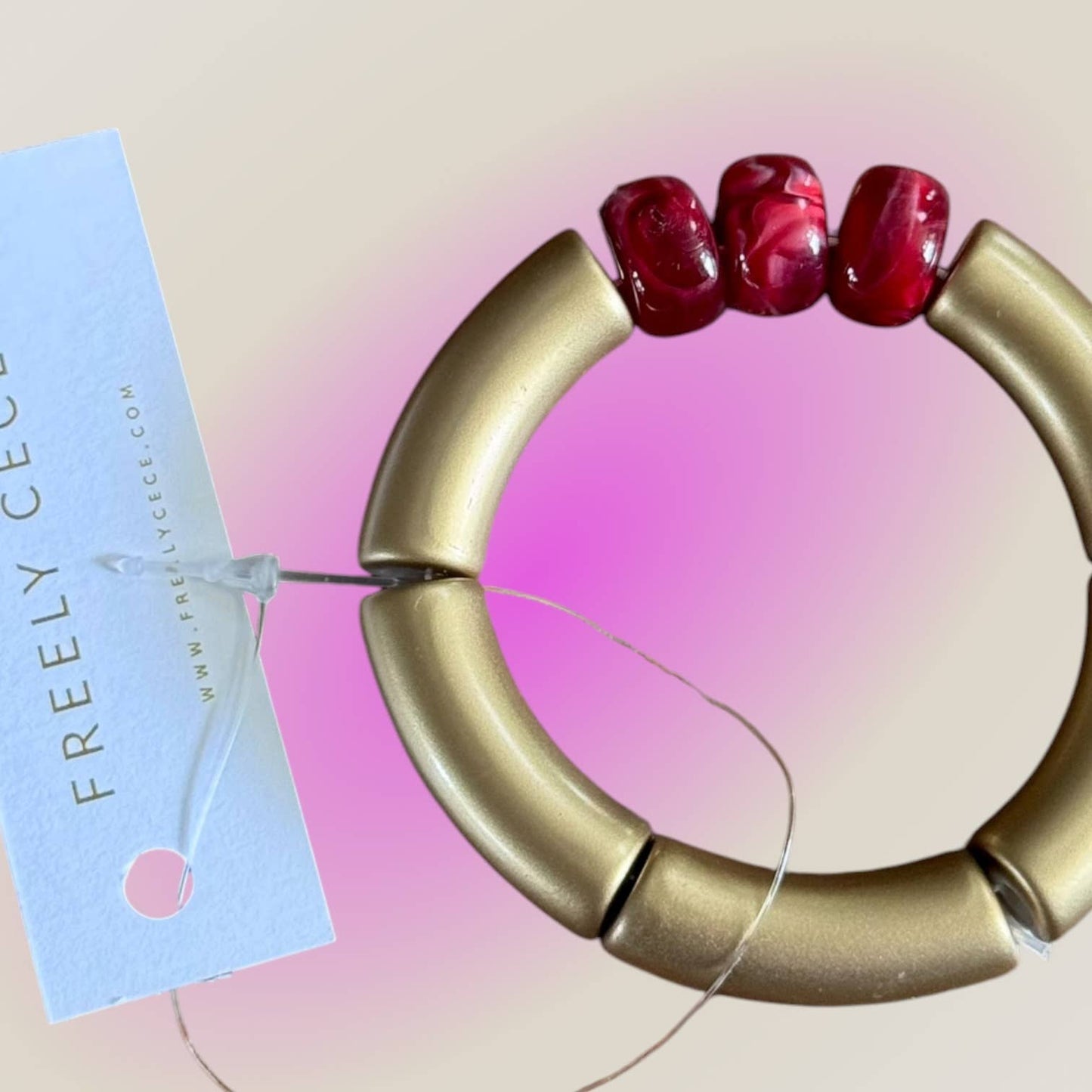 #1110 Game Day Maroon Bracelet