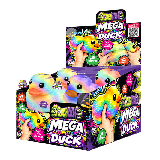 #1196 MEGA 5" Squishy Tie Dye Duck