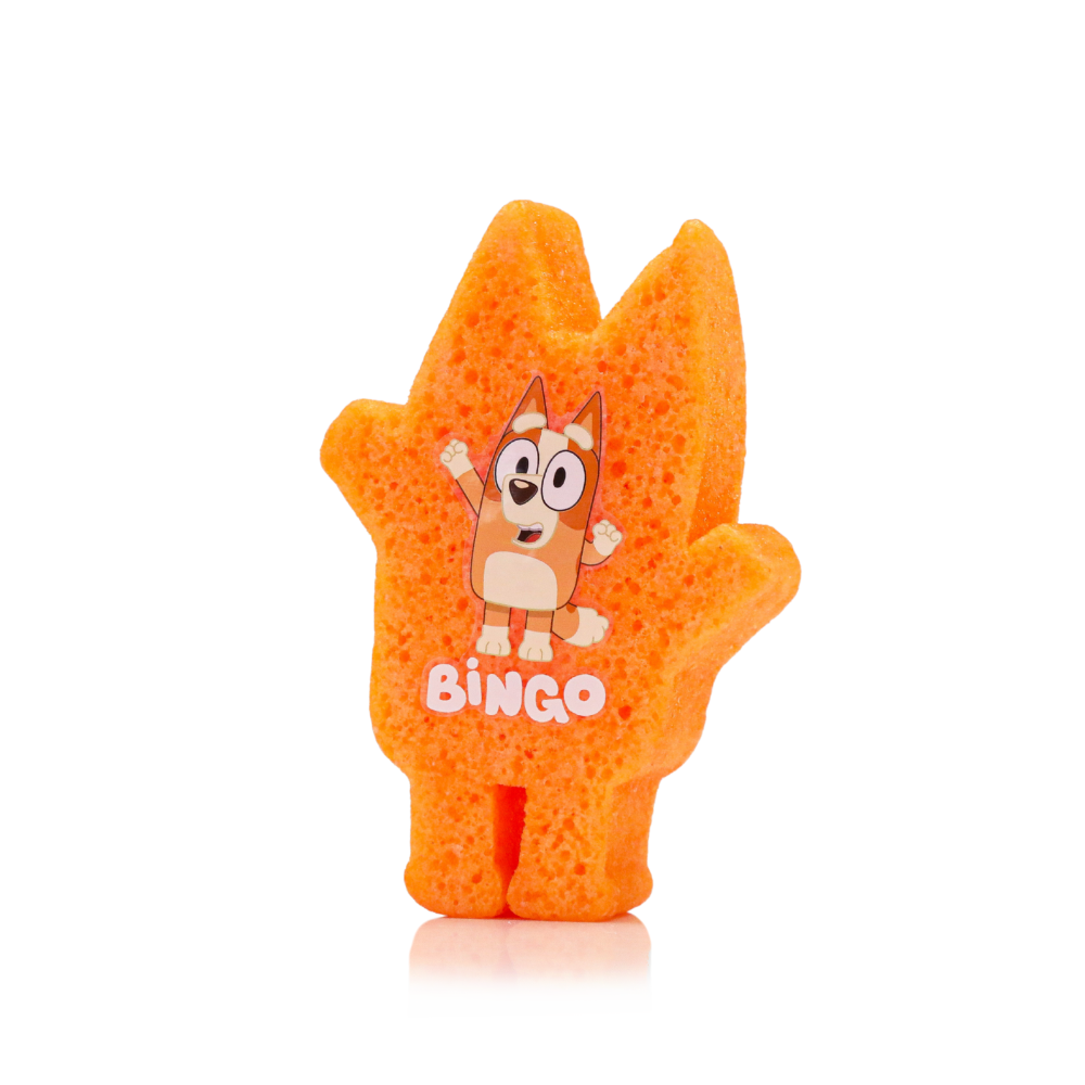 #1162 Bingo Tangerine Twirl Body Buffer | Bluey x Spongellé