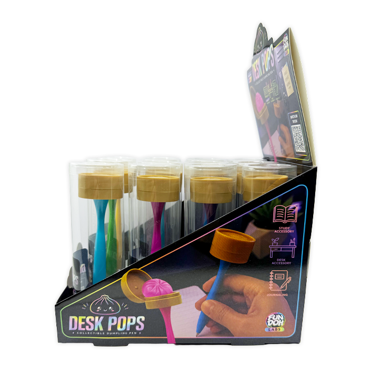 CS #1117 Fun Doh Squishy Dumpling Pen Desk Pop