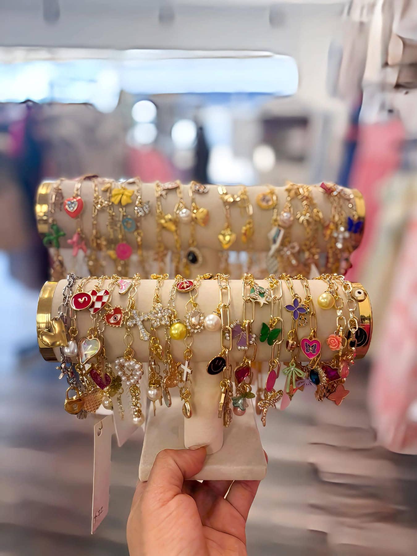 #1109 Trendy Gold Everyday Charm Bracelet