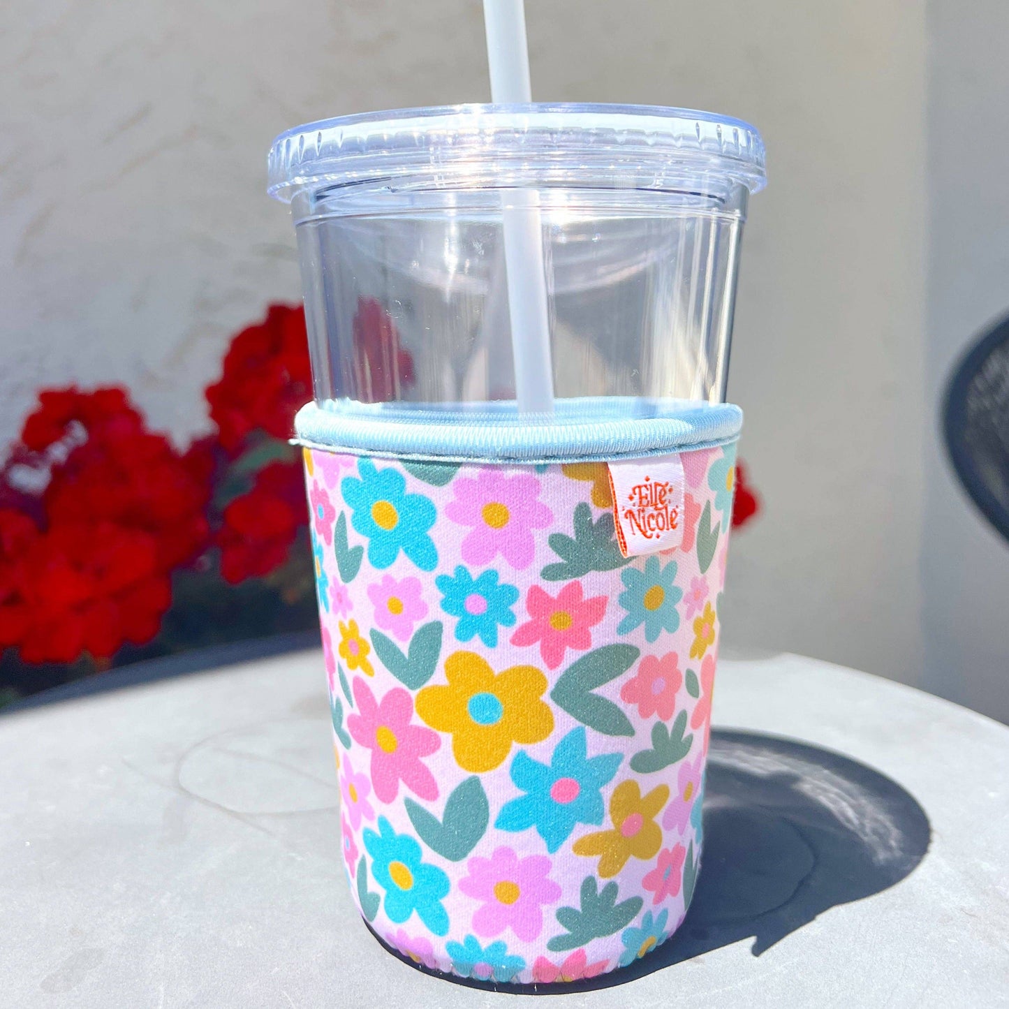 #631 Coffee Cup Cover - Sage Bloom