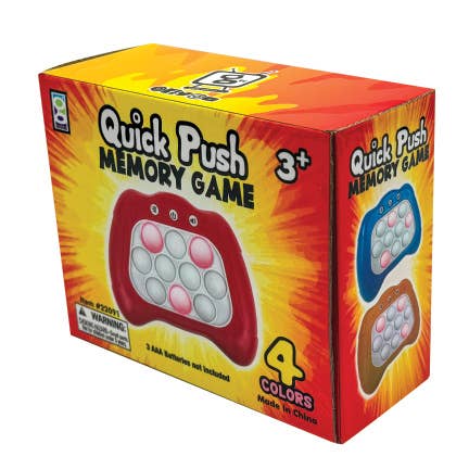 QUICK PUSH MEMORY GAME  6/BOX