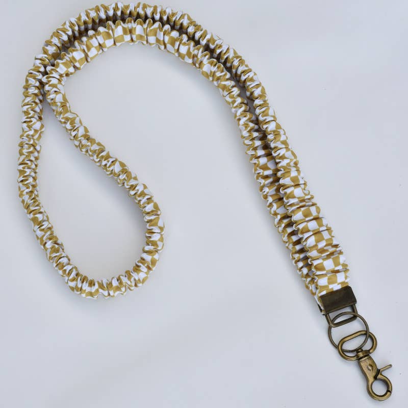 #1030 Checkered Lanyards and Leopard Lanyards