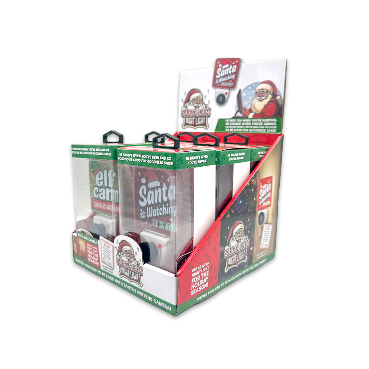 #1006 Christmas Santa Cam Night Light