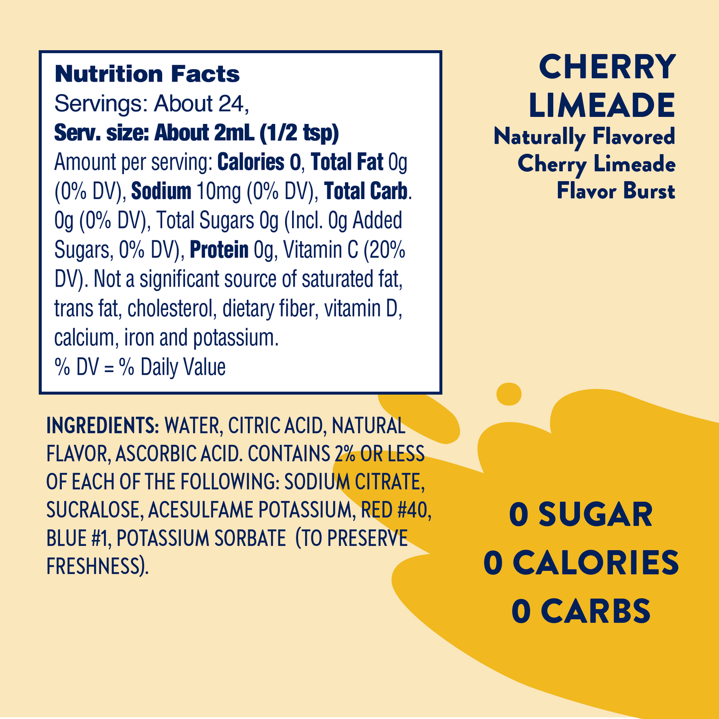 #851 Flavor Burst - Sugar Free Cherry