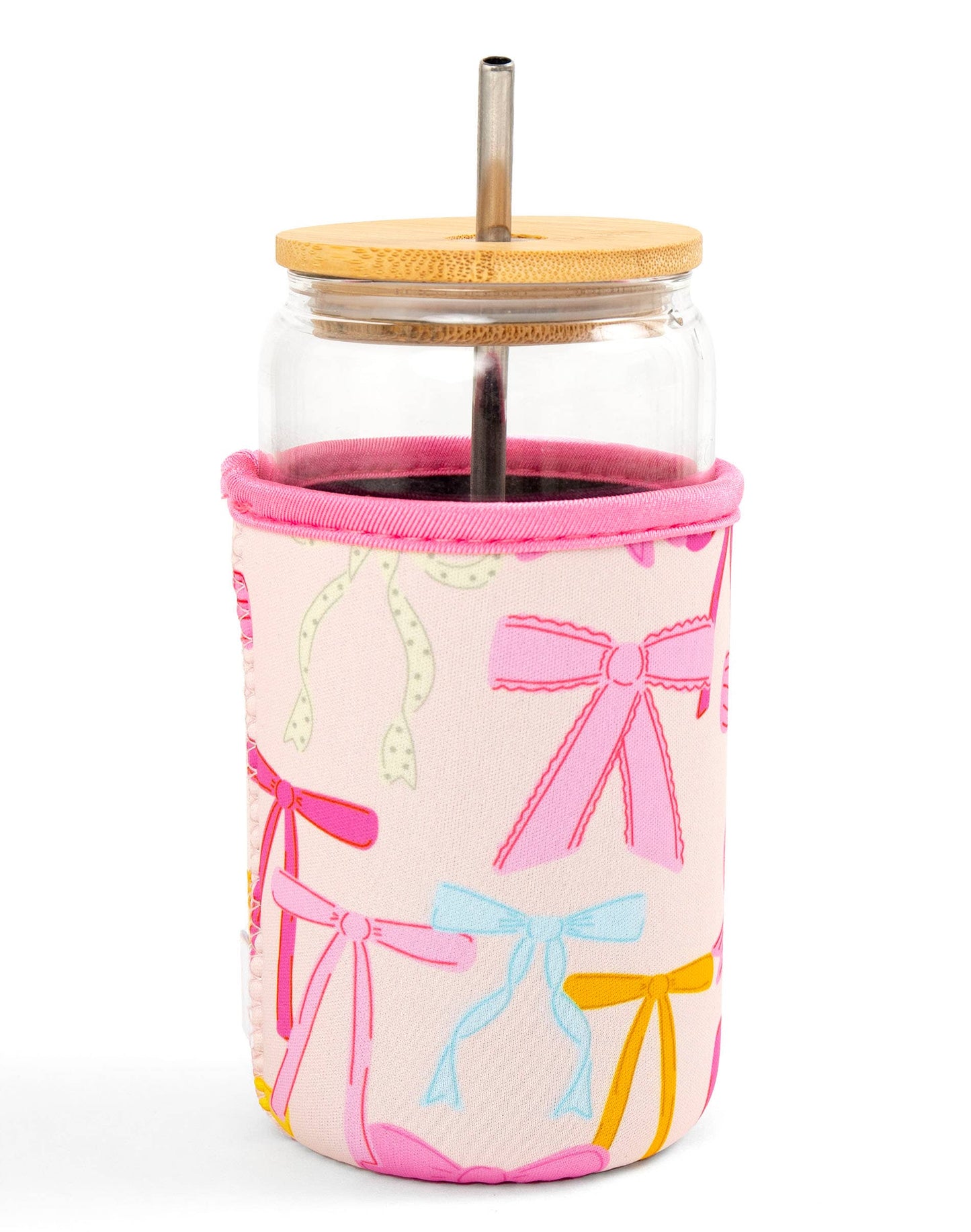 #542 Coquette Bows Drink Sleeve