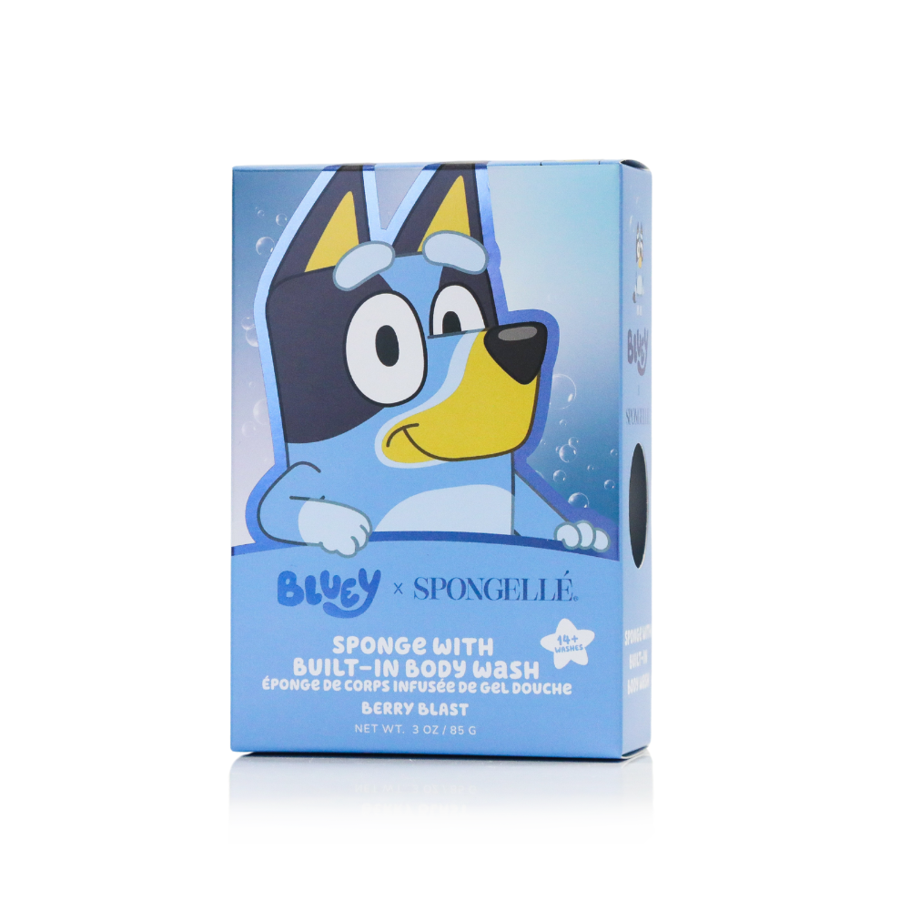 #1160 Bluey Berry Blast Body Buffer | Bluey x Spongellé
