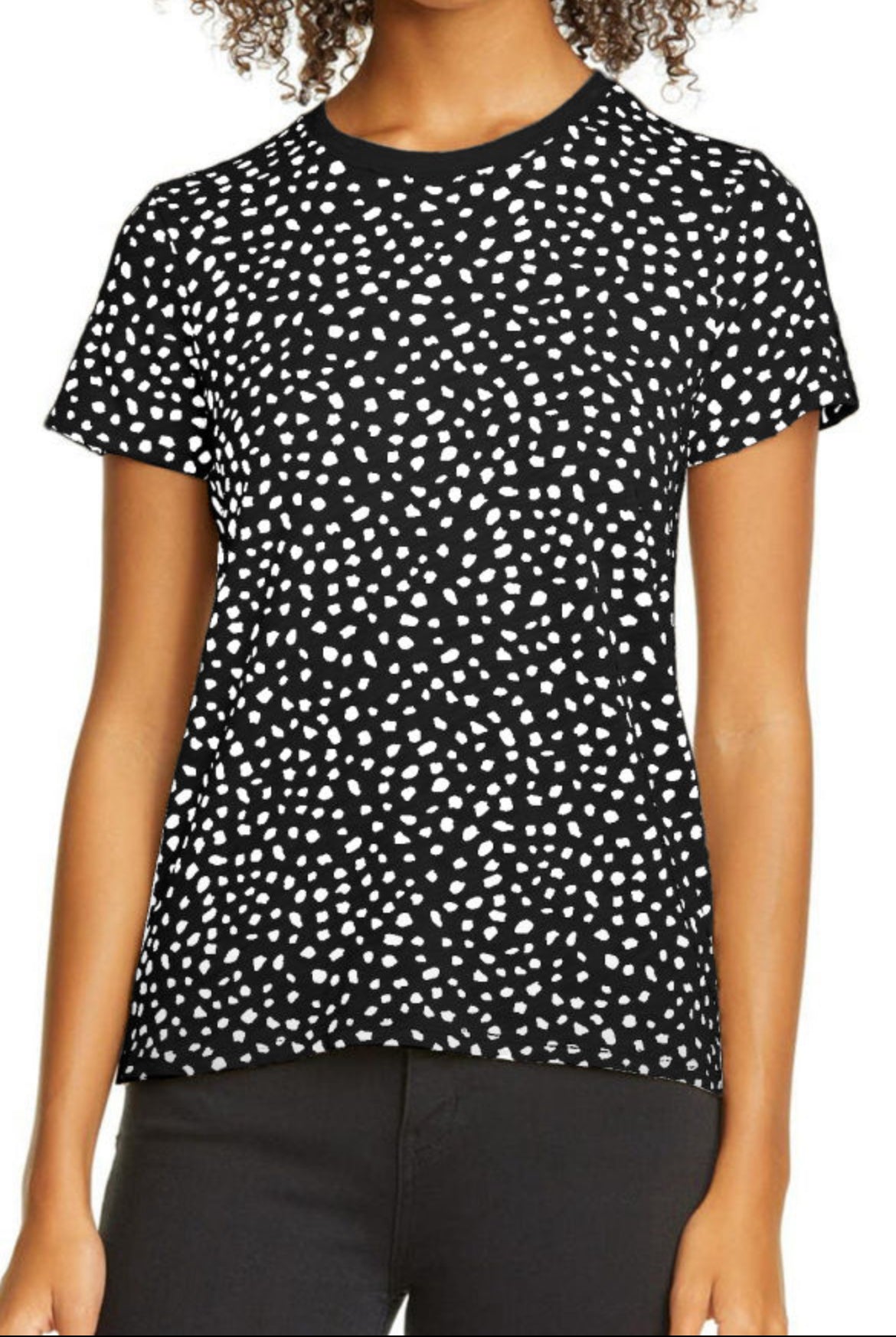 #26 Cheetah Print O-neck Short Sleeve T Shirt