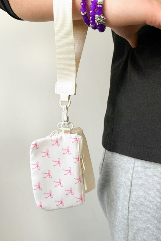#656 DUAL POUCH WRISTLET KEYCHAIN WALLET
