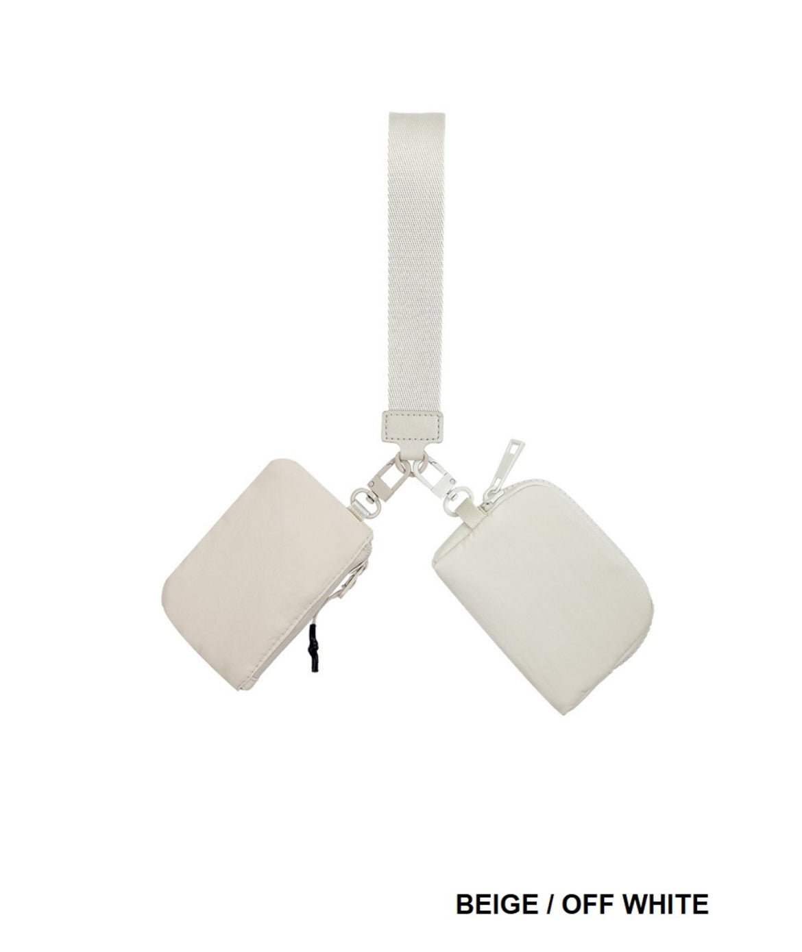 #656 DUAL POUCH WRISTLET KEYCHAIN WALLET