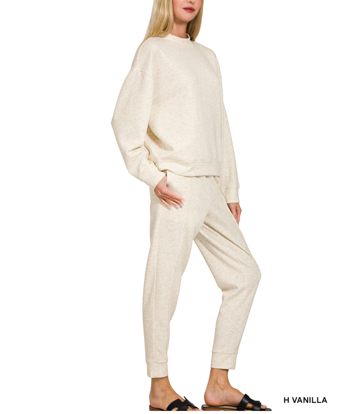 #654 SCUBA MOCK NECK PULLOVER & JOGGERS SET