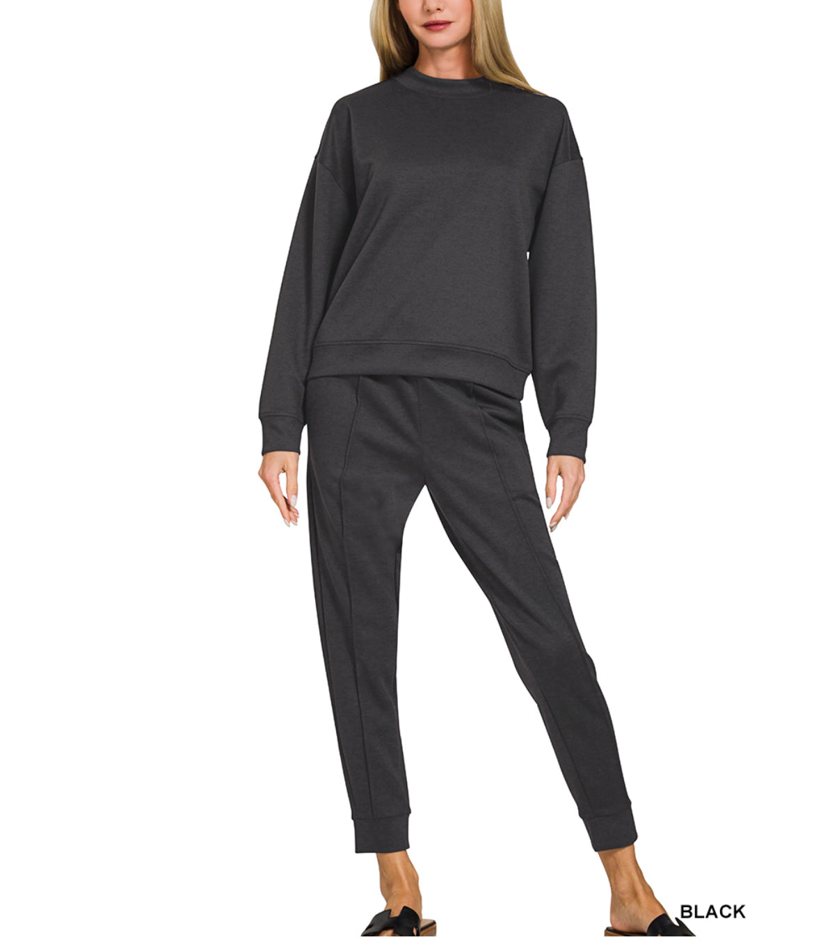 #654 SCUBA MOCK NECK PULLOVER & JOGGERS SET