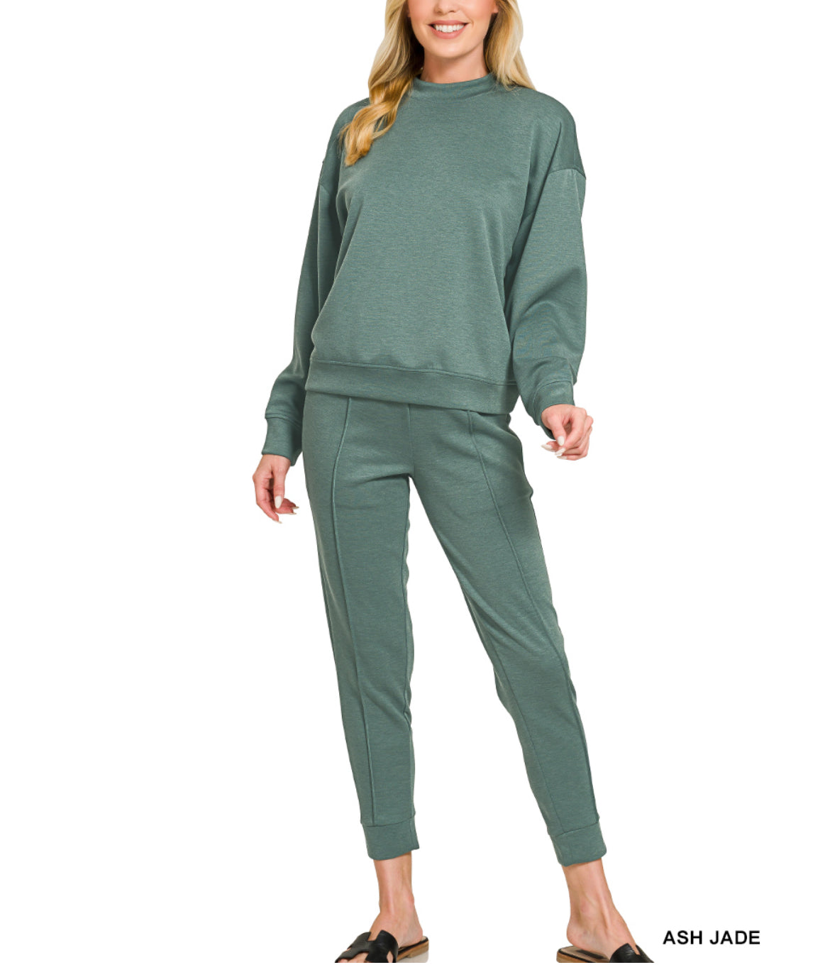 #654 SCUBA MOCK NECK PULLOVER & JOGGERS SET