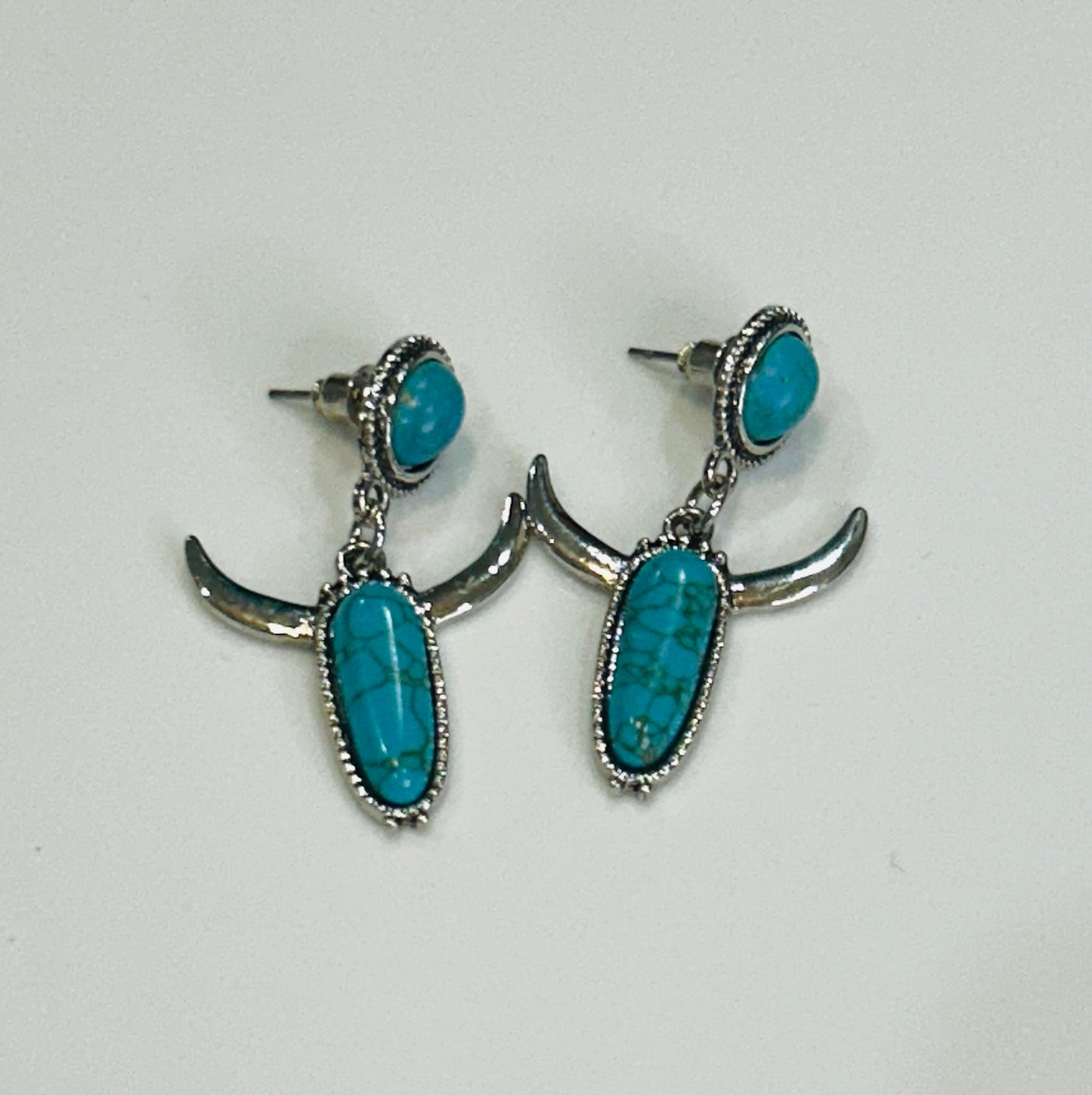 #452 Western dangle earrings