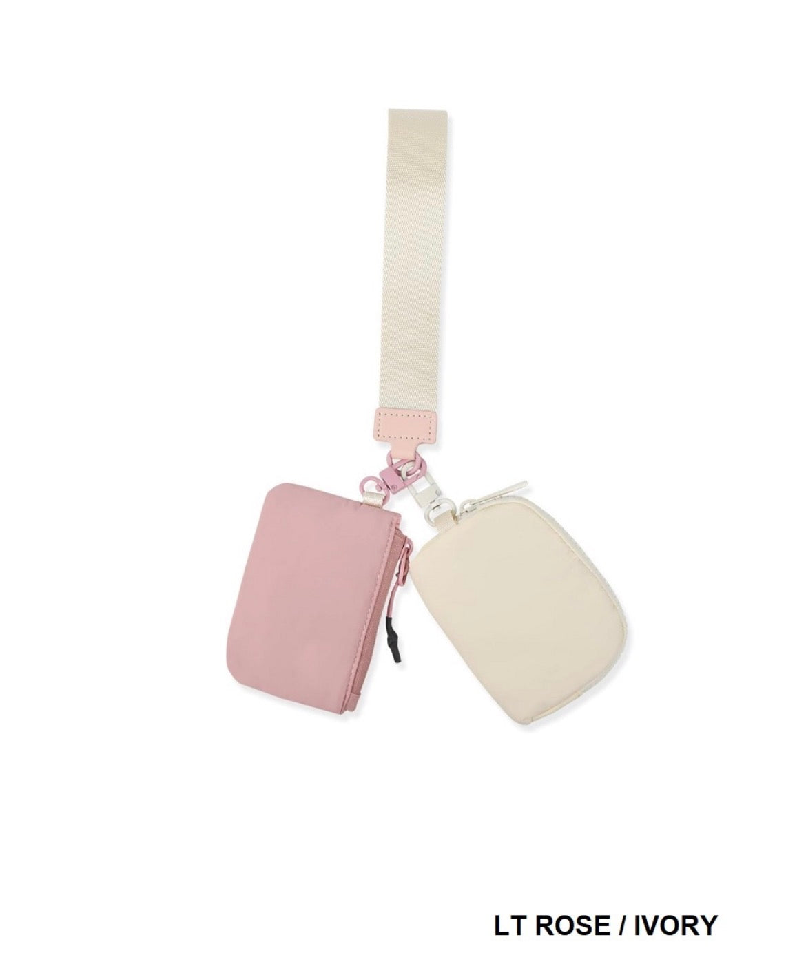 #656 DUAL POUCH WRISTLET KEYCHAIN WALLET