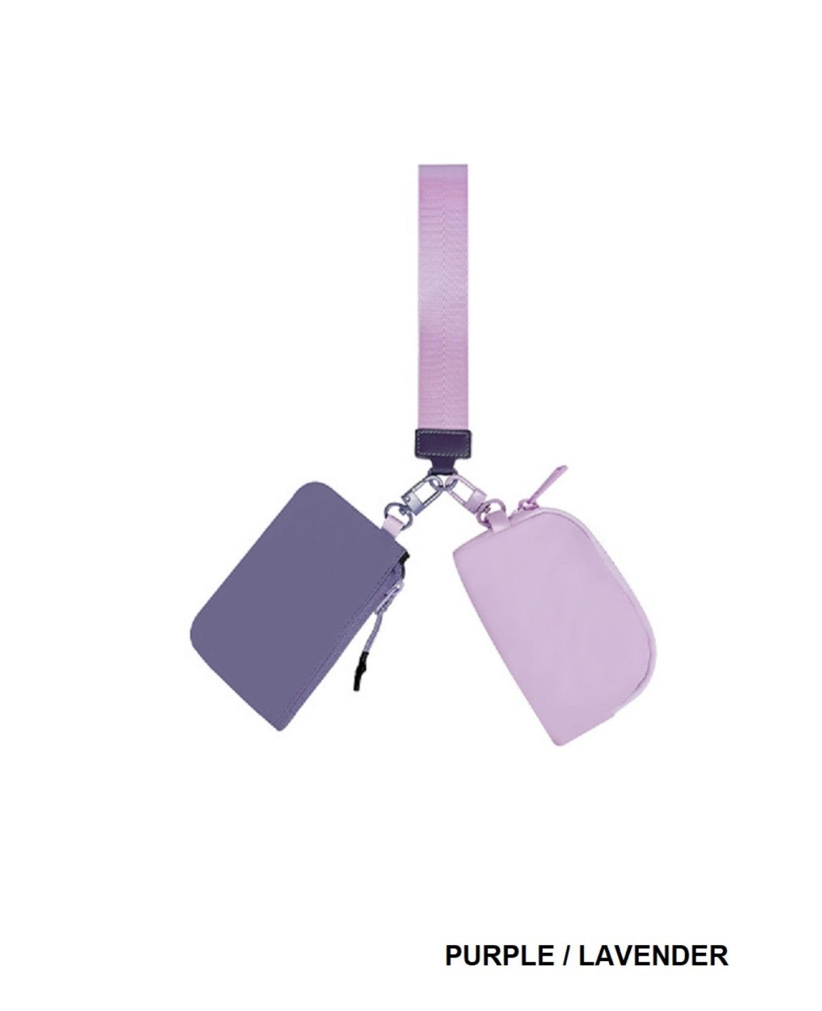 #656 DUAL POUCH WRISTLET KEYCHAIN WALLET