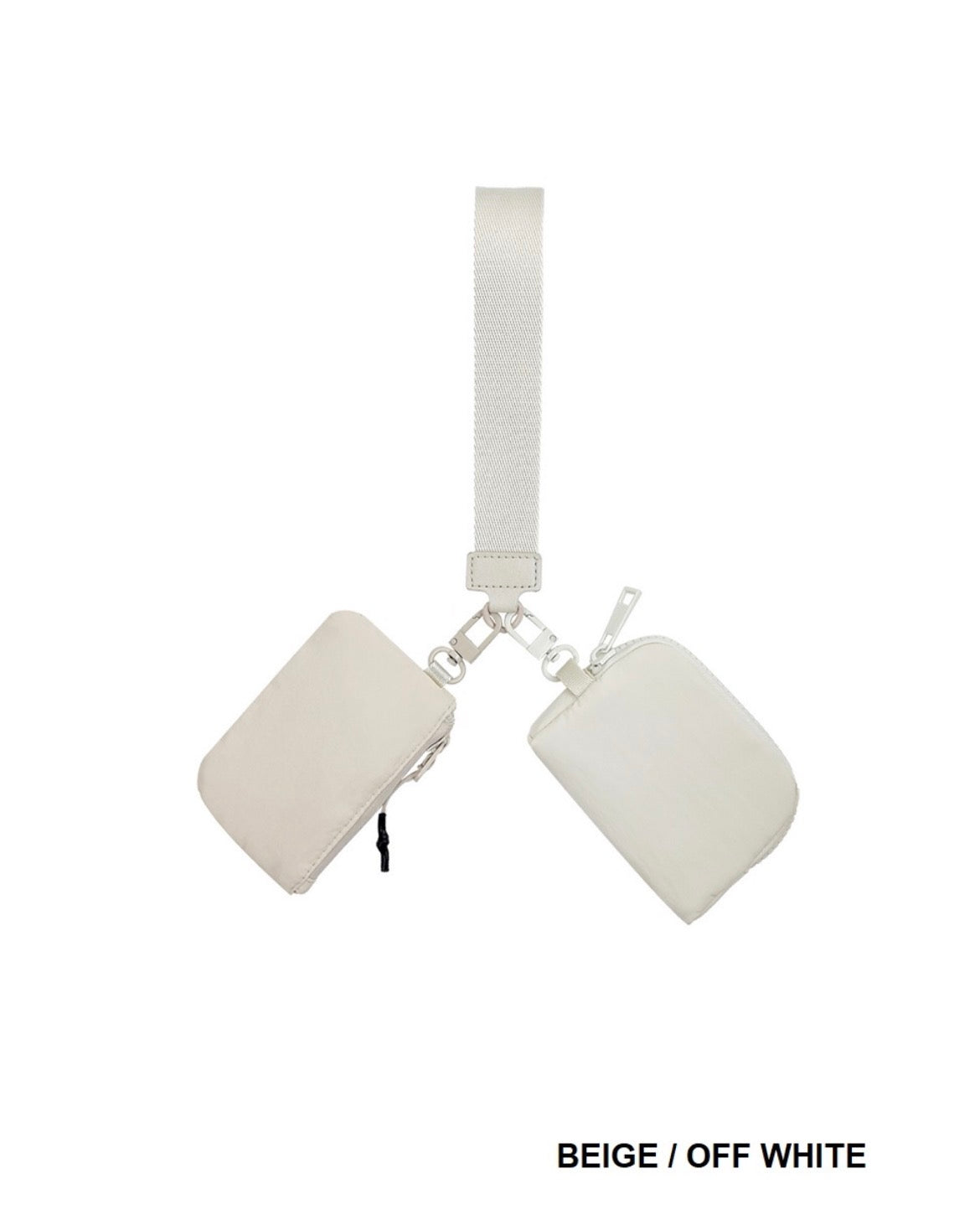 #656 DUAL POUCH WRISTLET KEYCHAIN WALLET